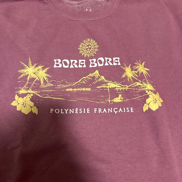 Pacsun one size bora bora oversized crewneck - Picture 3 of 5